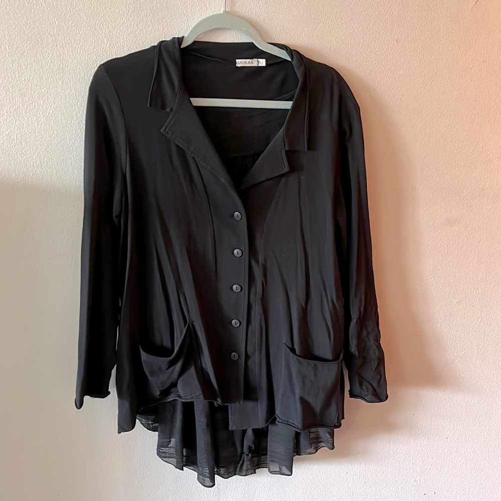 Black Cardigan Luukaa